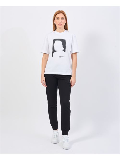 T-shirt femme Karl Lagerfeld avec logo KARL LAGERFELD | 245J1711J109